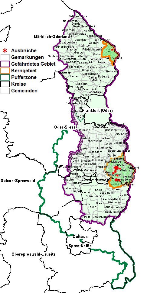 ASP-Restriktionsgebiete
