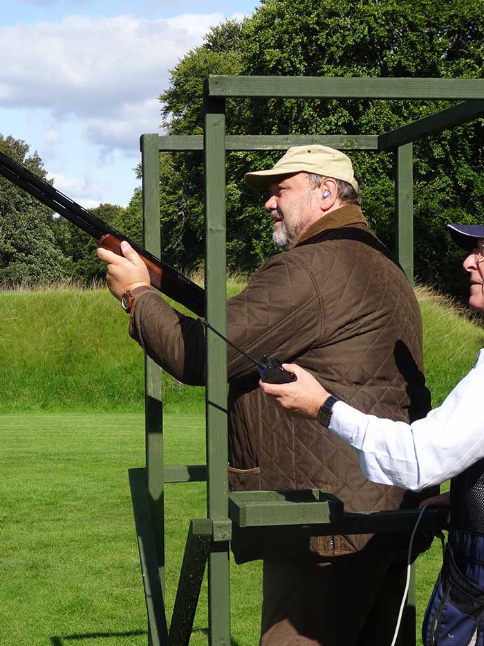 Schottland Flinte Schießtraining Jagdparcours
