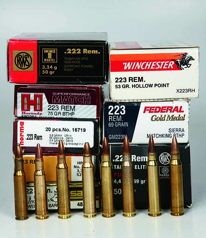 Vergleichstest Munition .222 Re. .223 Rem.