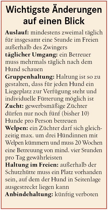 Regelungen Hundezüchter