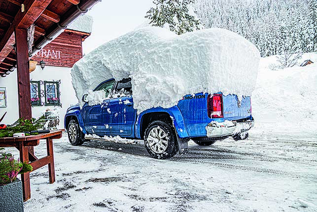 Von Freitagabend bis Sonntagfrüh fielen im Sellraintal 125 cm Neuschnee. So viel wie seit 110 Jahren nicht mehr. (Foto: J. Pattis)