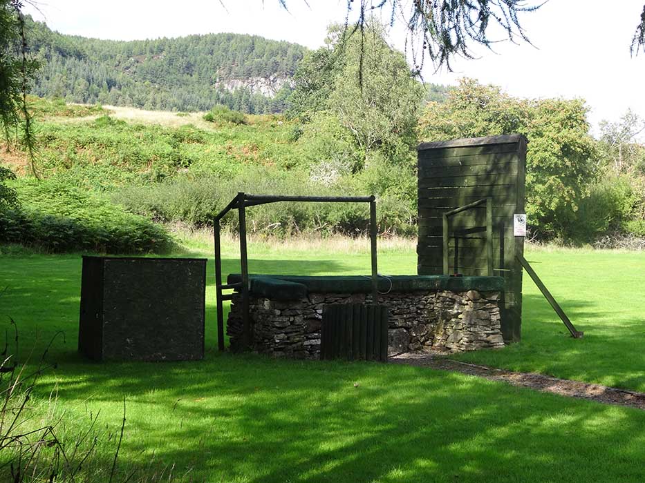 Jagdparcours Schießplatz Schottland County Clays