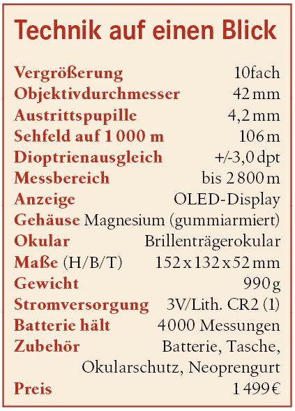 Technische Daten Minox X-Range