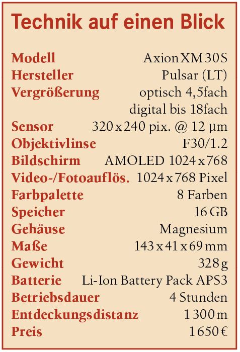 Technische Daten Pulsar Axion