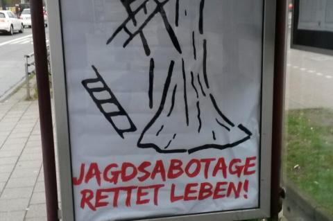 Anti-Jagd-Plakat