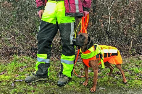 Die Keilerschutzhose von Kruedener überzeugte im harten Praxistest.