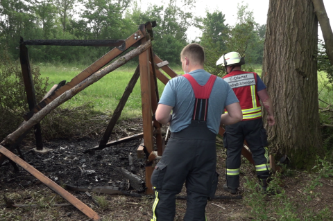 Feuerteufel in Bergheim - Brandanschlagsserie auf Hochsitze