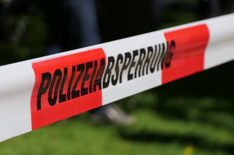 Polizeiabsperrung